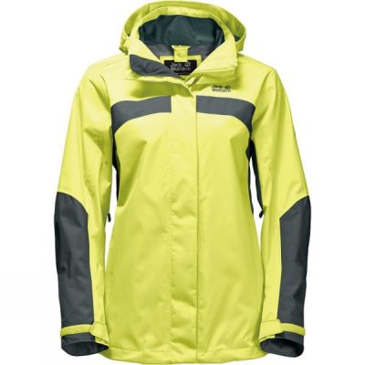 Jack Wolfskin Topaz - Női Dzseki - Sárga (Magyarország IYH742960)